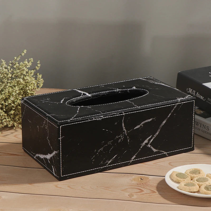 HomeJay Marble Tissue Box