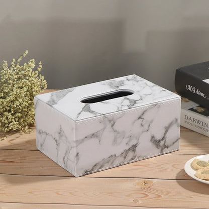 HomeJay Marble Tissue Box